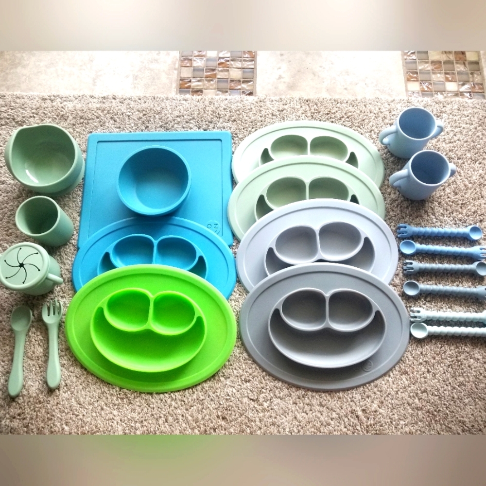 EZPZ Plates, Bowl, Utensilsr Z